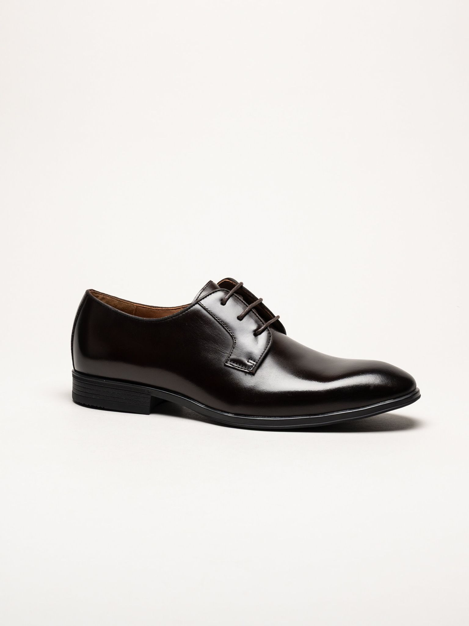 Harry Hern - Faro - Mörkbruna snörskor i skinn