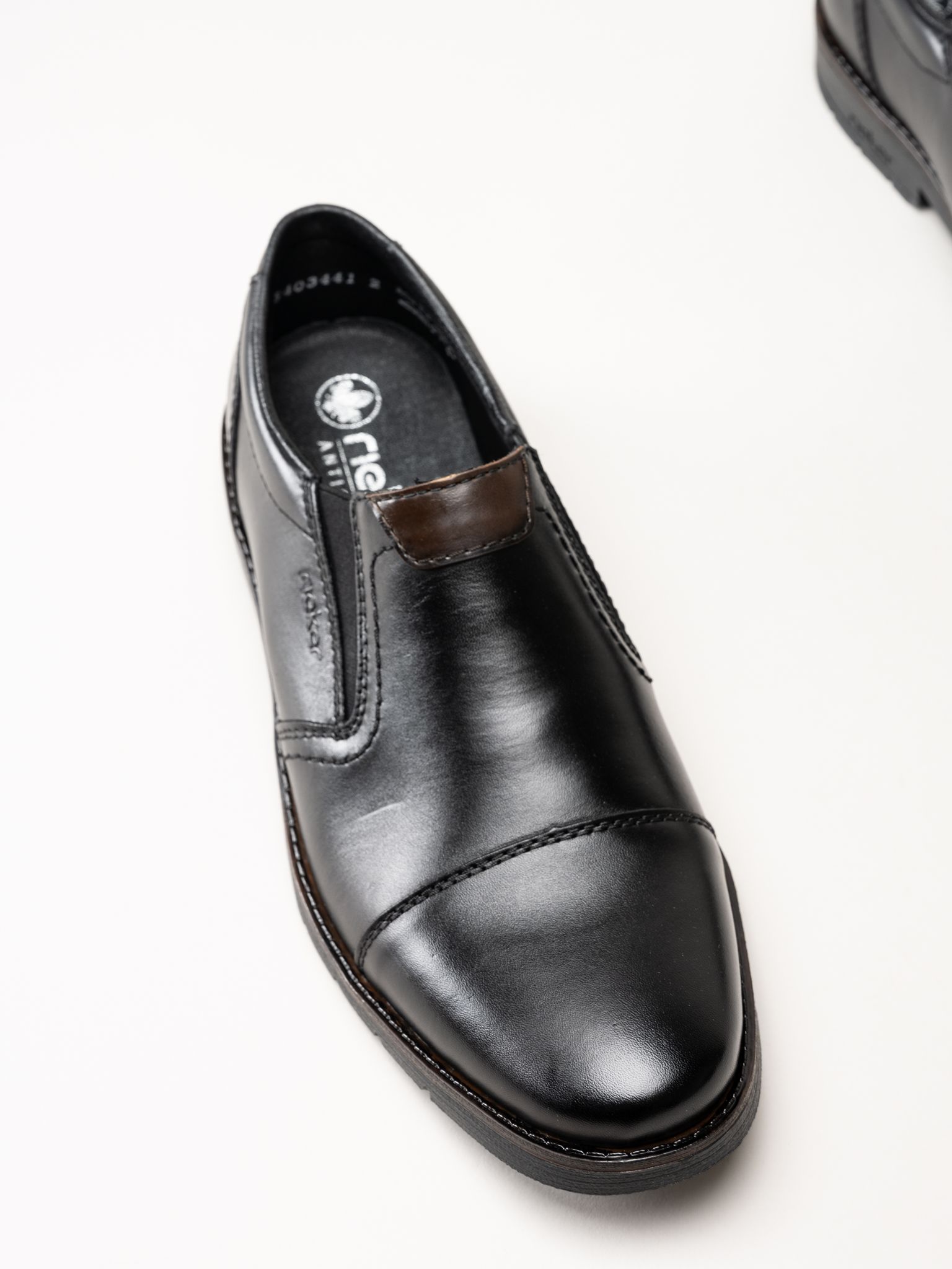 Rieker - Svarta loafers