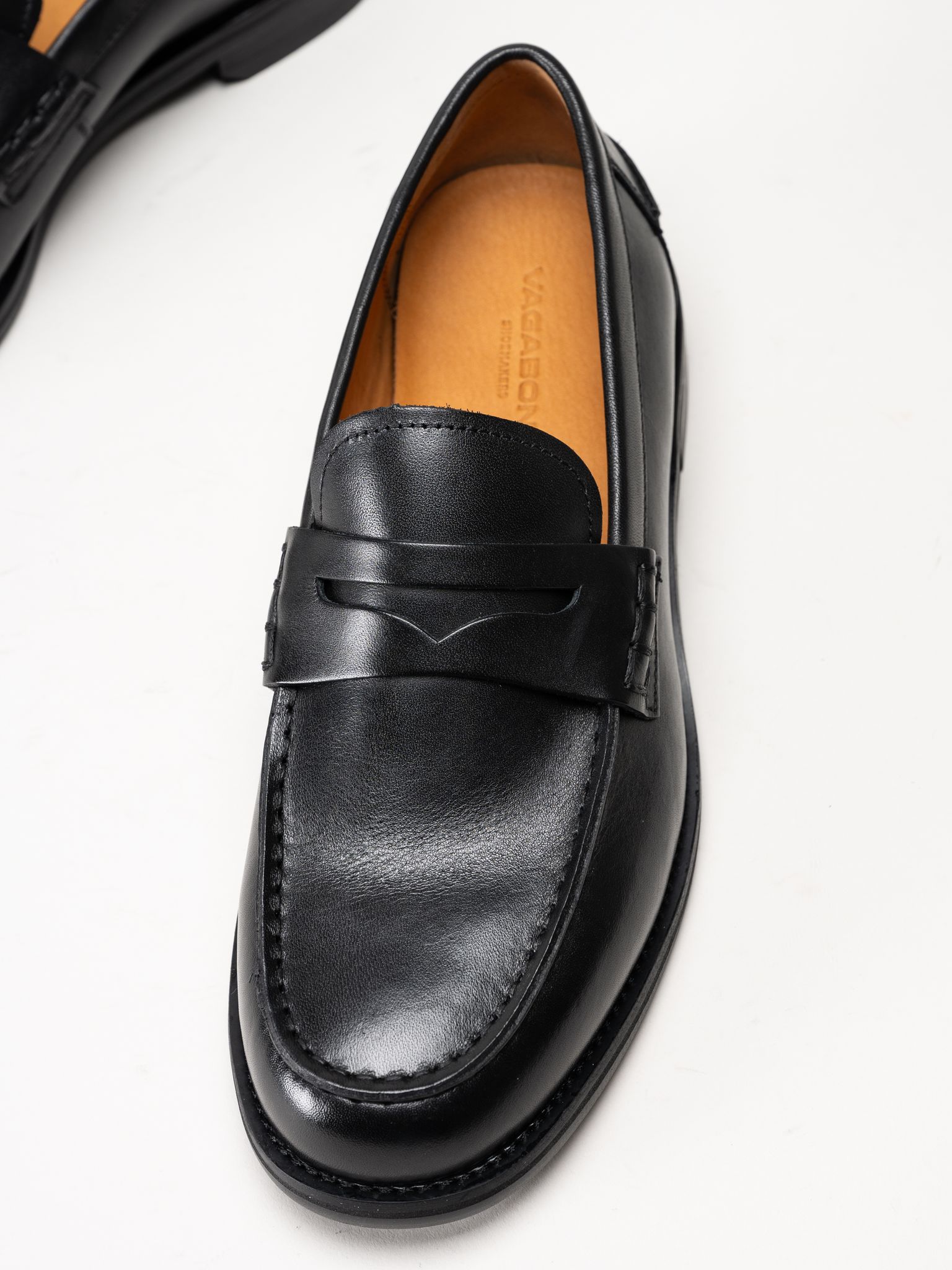 Vagabond - Steven - Svarta loafers