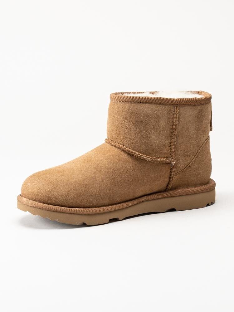 UGG - K Classic Mini II - Ljusbruna ullfodrade boots i mocka