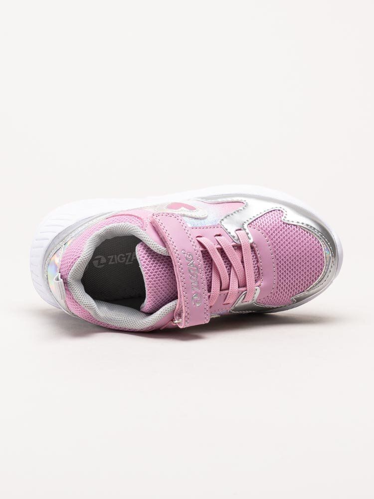 ZigZag - Dadian Kids Shoe Lights - Rosa silverfärgade blinkskor