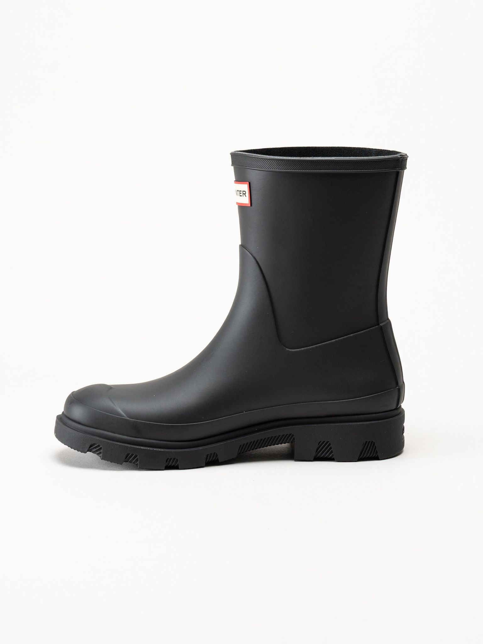 Hunter - Unisex Downpour Short Boot - Svarta låga gummistövlar
