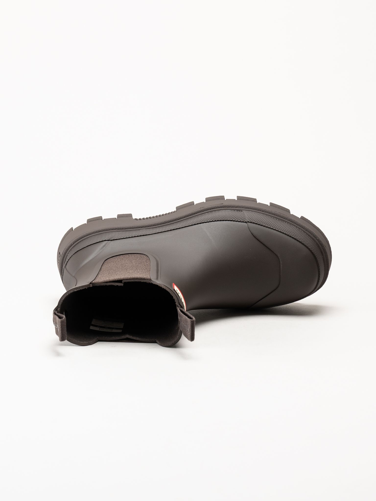 Hunter - Unisex Elements Elastic Chelse - Bruna låga gummistövlar