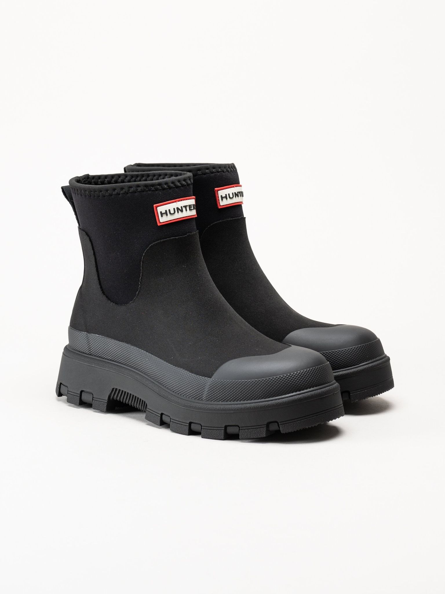Hunter - Unisex Elements Neoprene - Svarta låga gummistövlar