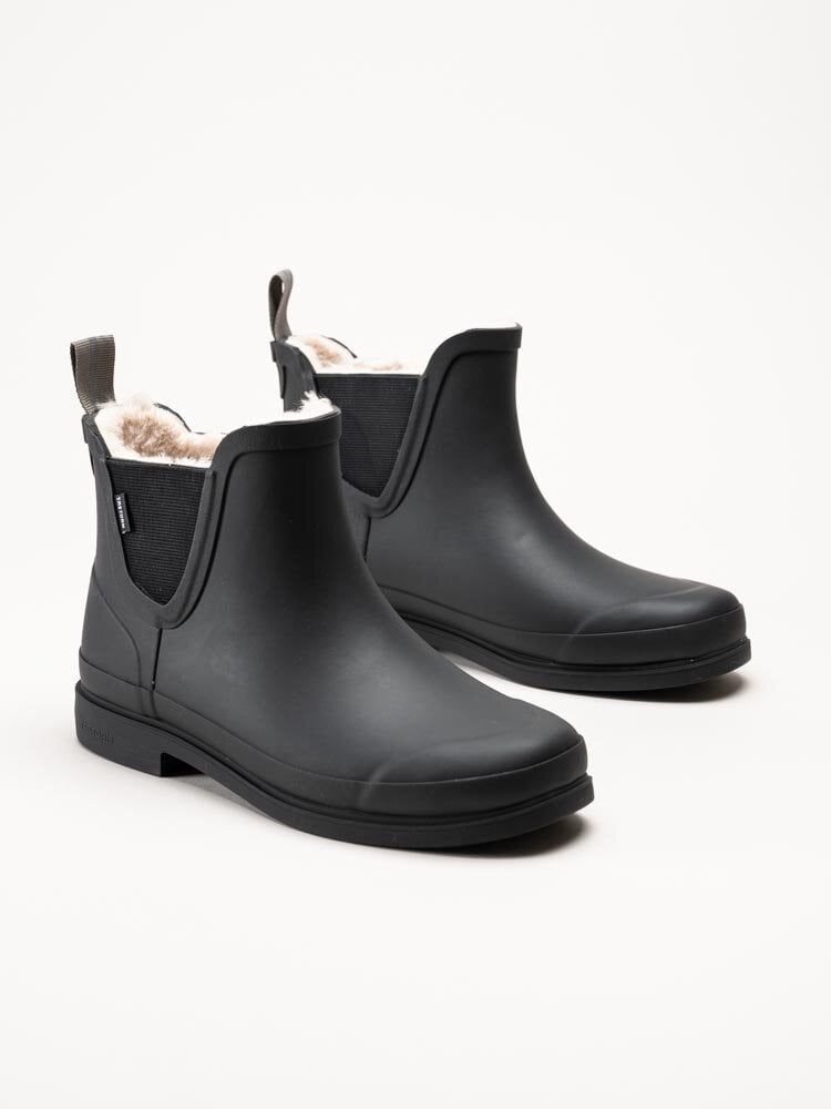 Tretorn - Eva W - Svarta fodrade gummistövlar