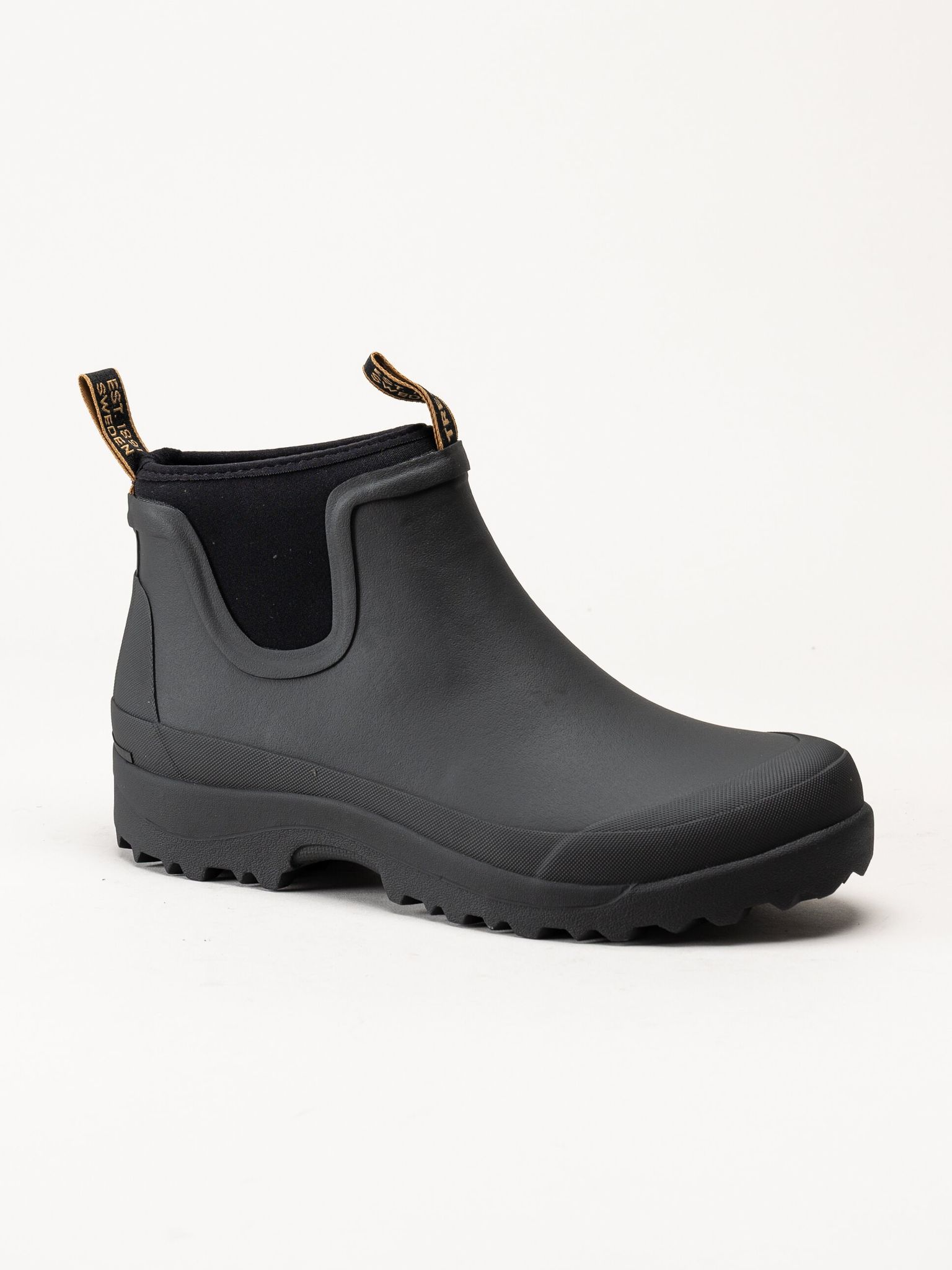 Tretorn - Terräng Low Neo - Svarta låga gummistövlar