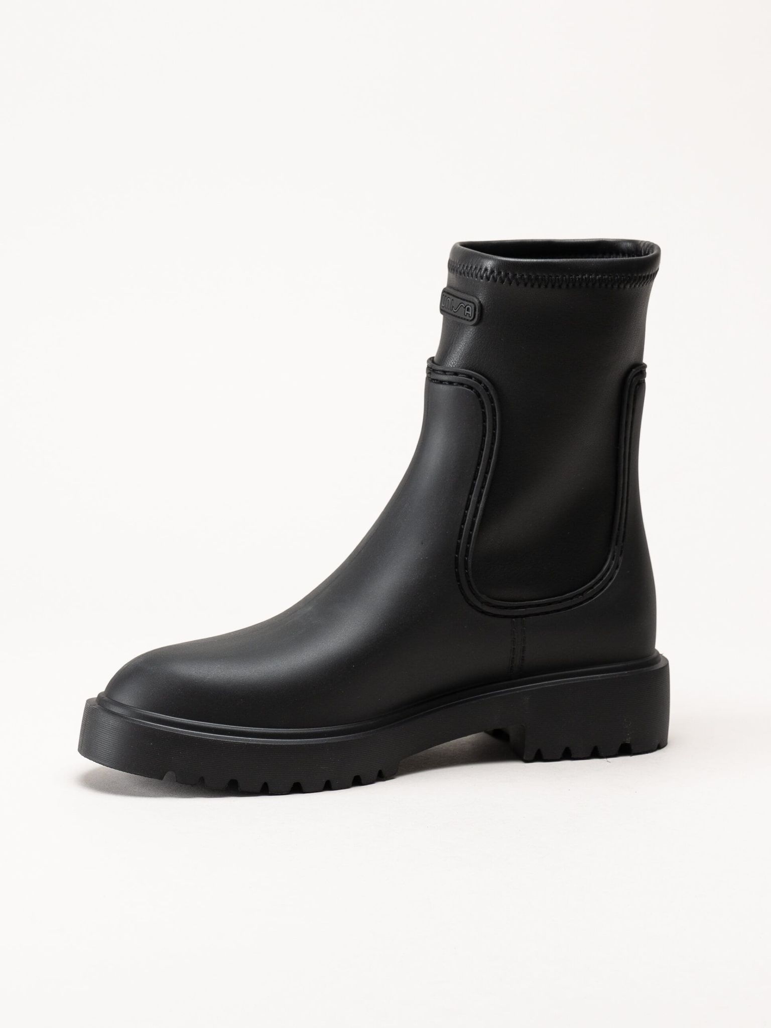 Unisa - Farley_F25_STB - Svarta gummistövlar