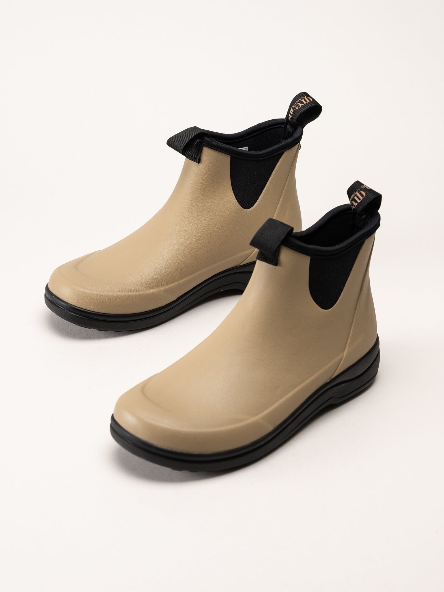 Green Comfort - Rain Rafaell - Beiga låga gummistövlar