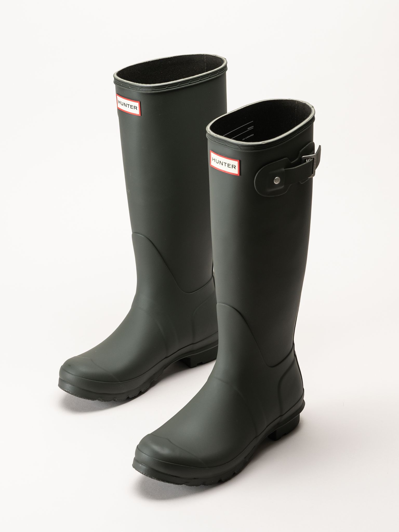 Hunter - Original Tall - Mörkgröna gummistövlar