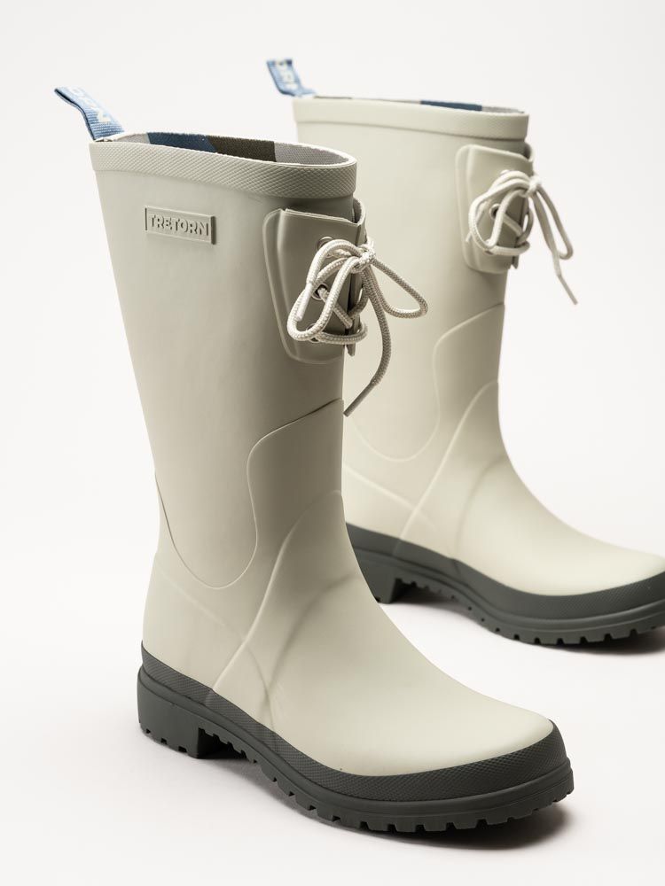 Tretorn - Skanör - Beige höga gummistövlar