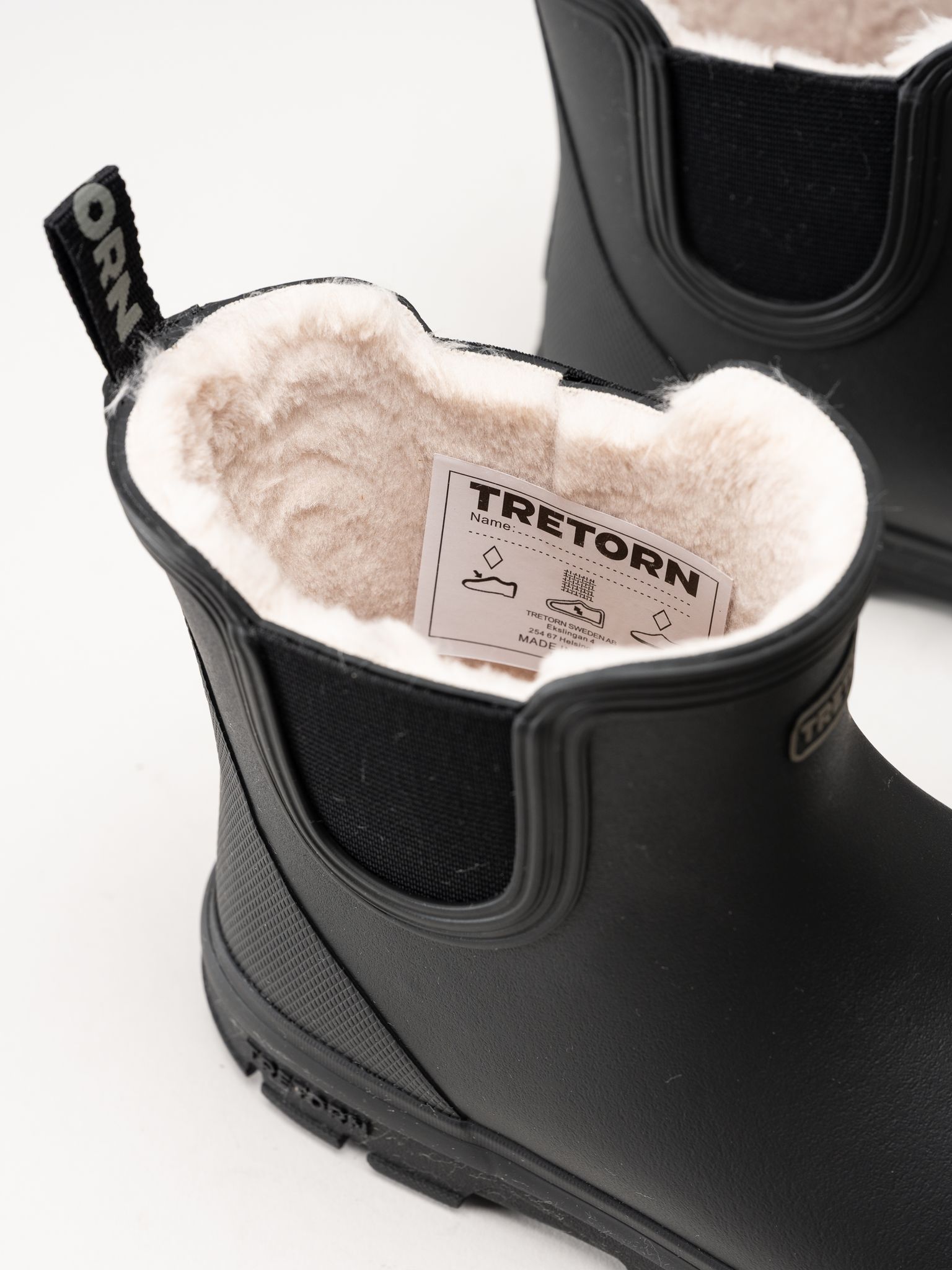 Tretorn - Aktiv Chelsea Winter - Svarta fodrade gummistövlar