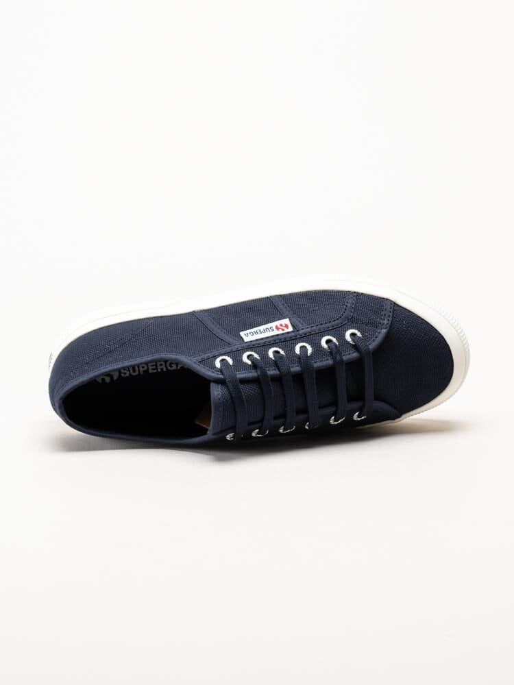 Superga - 2750 Cotu Classic - Mörkblå platåsneakers i textil