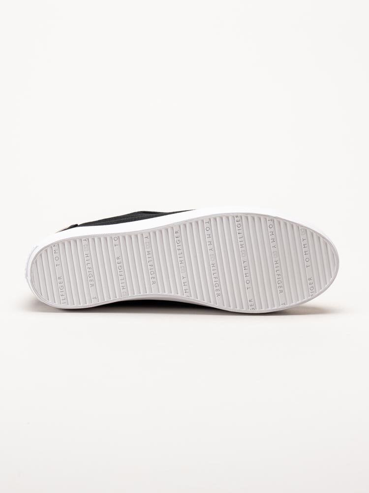 Tommy Hilfiger - Vulc Canvas Lace Up - Svarta låga tygskor