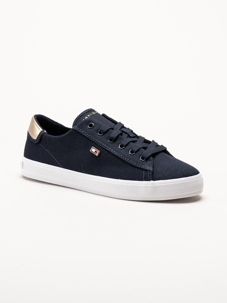 Tommy Hilfiger - Vulc Canvas Lace Up - Mörkblå låga tygskor