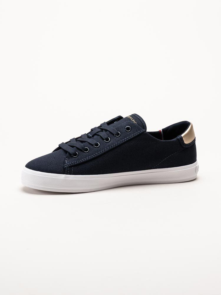 Tommy Hilfiger - Vulc Canvas Lace Up - Mörkblå låga tygskor