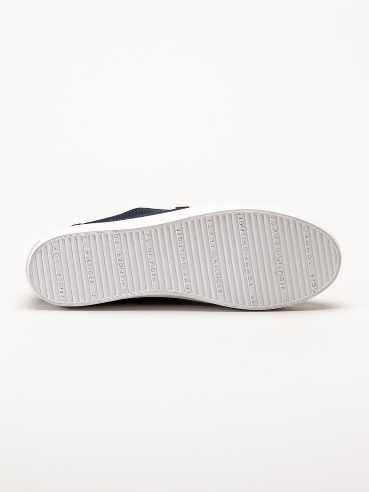 Tommy Hilfiger - Vulc Canvas Lace Up - Mörkblå låga tygskor