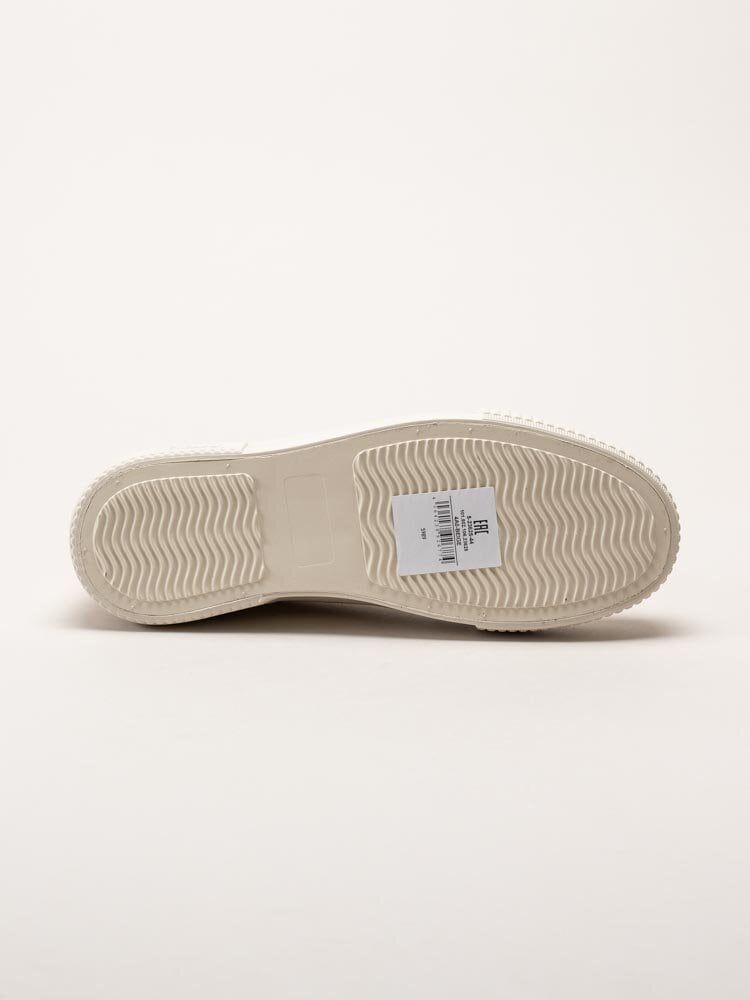 S.Oliver - Beige platåsneakers i textil