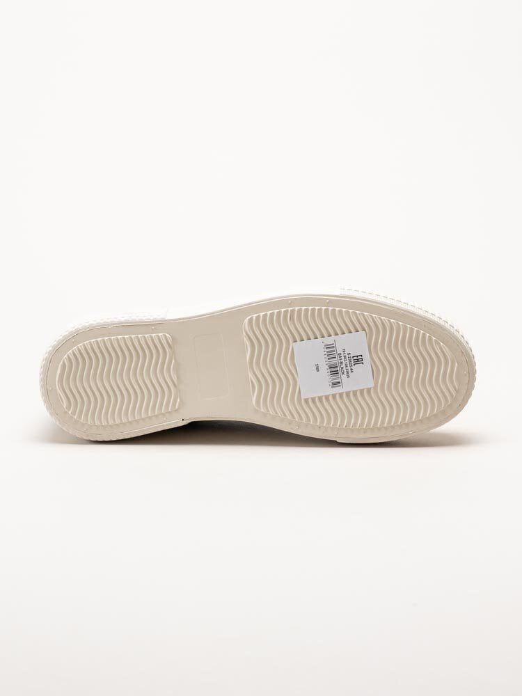 S.Oliver - Svarta platåsneakers i textil