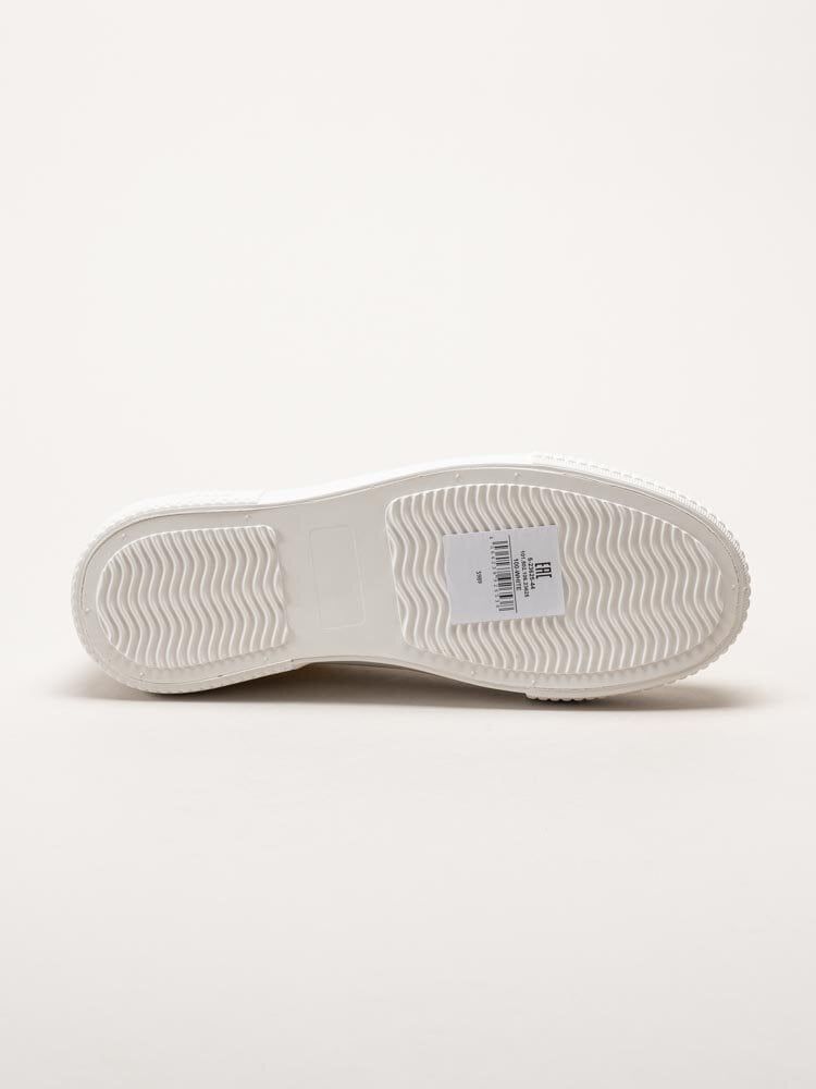 S.Oliver - Vita platåsneakers i textil