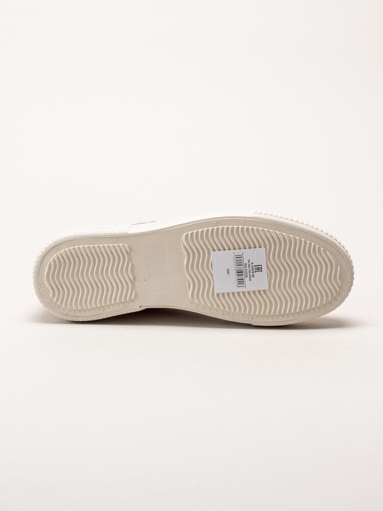 S.Oliver - Rosa platåsneakers i textil