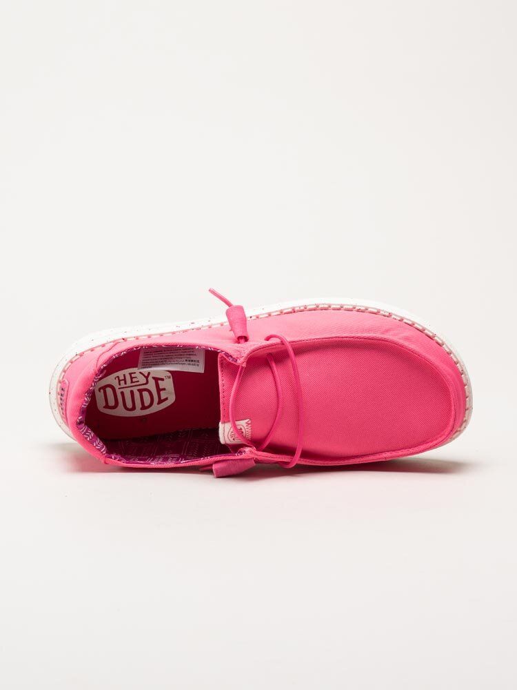 Hey Dude - Wendy Stretch Canvas - Fuxiafärgade textilskor