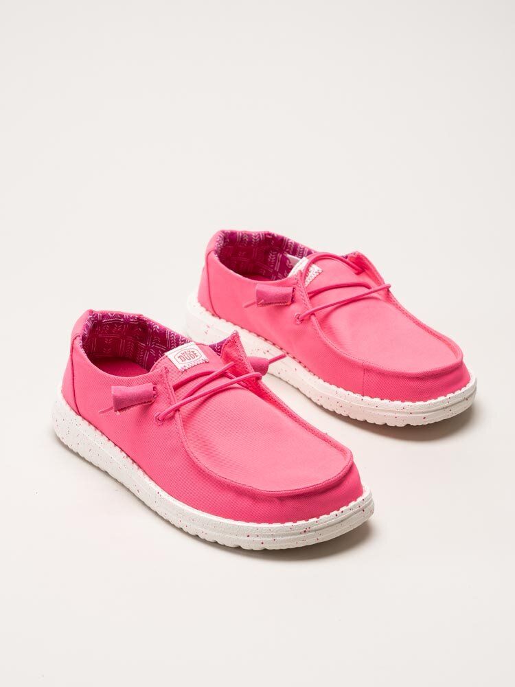 Hey Dude - Wendy Stretch Canvas - Fuxiafärgade textilskor