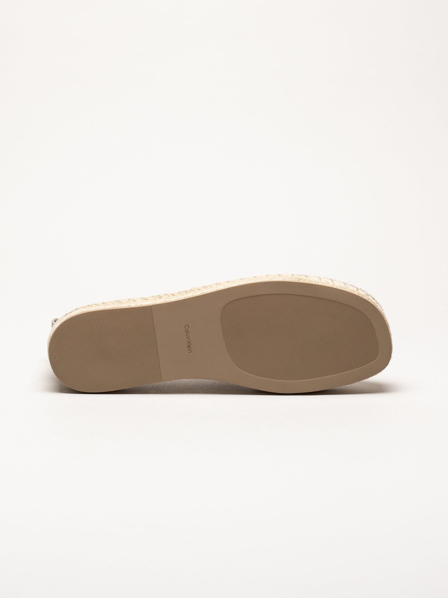 Calvin Klein - Oblique AOP - Beige espadrillos