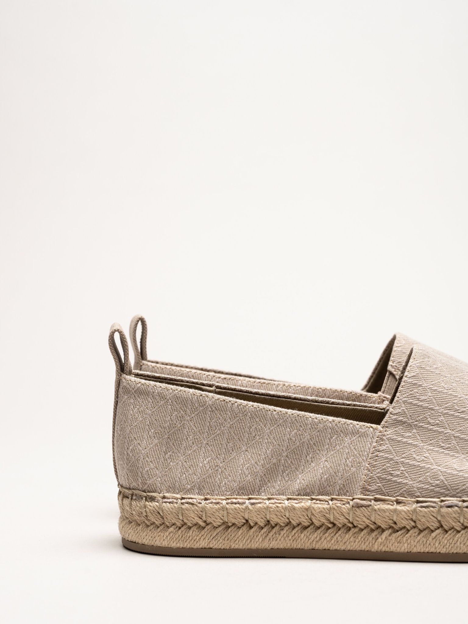 Calvin Klein - Oblique AOP - Beige espadrillos