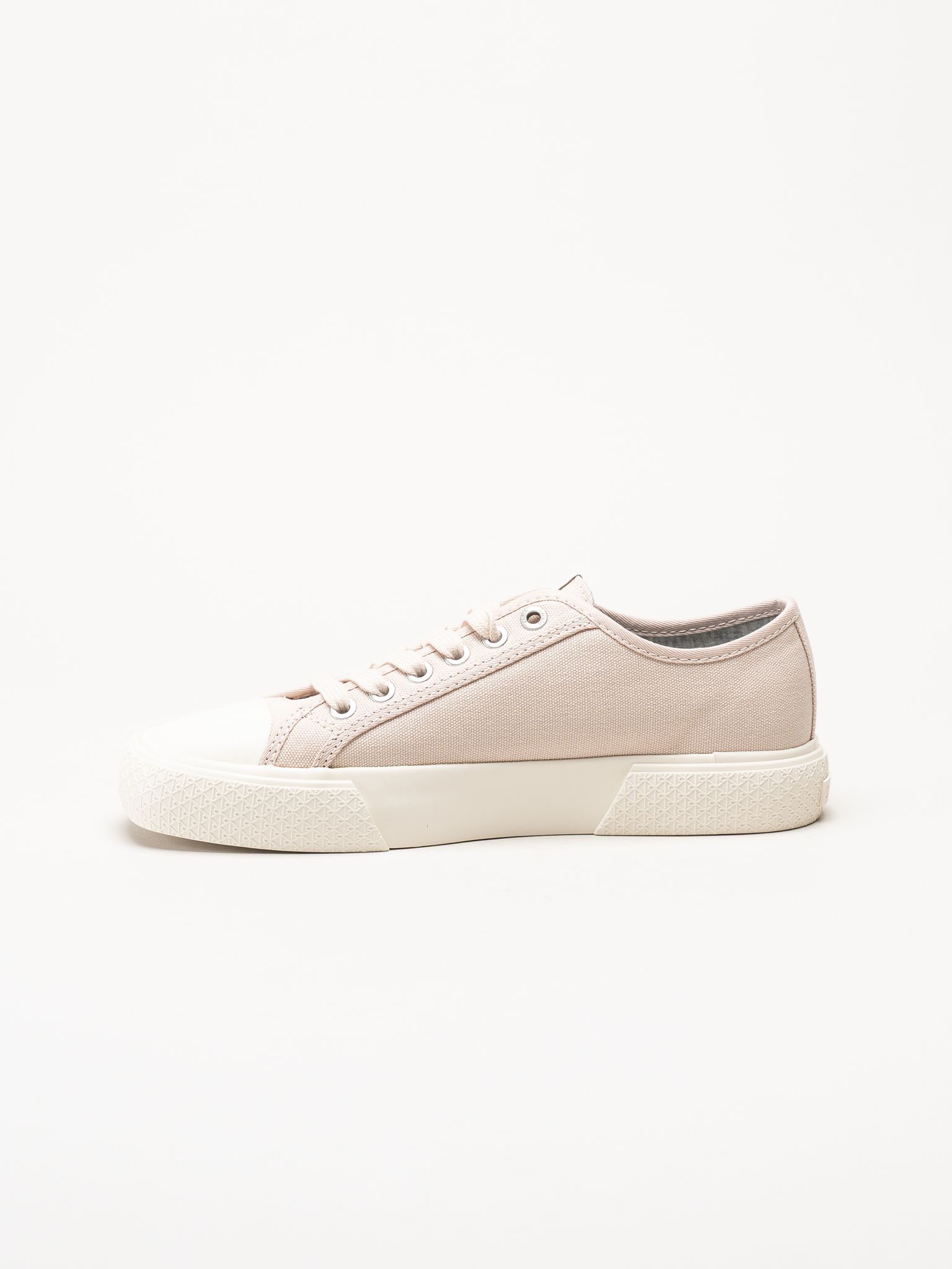 Calvin Klein - Vulc Low Lace Up - Rosa sneakers i canvas