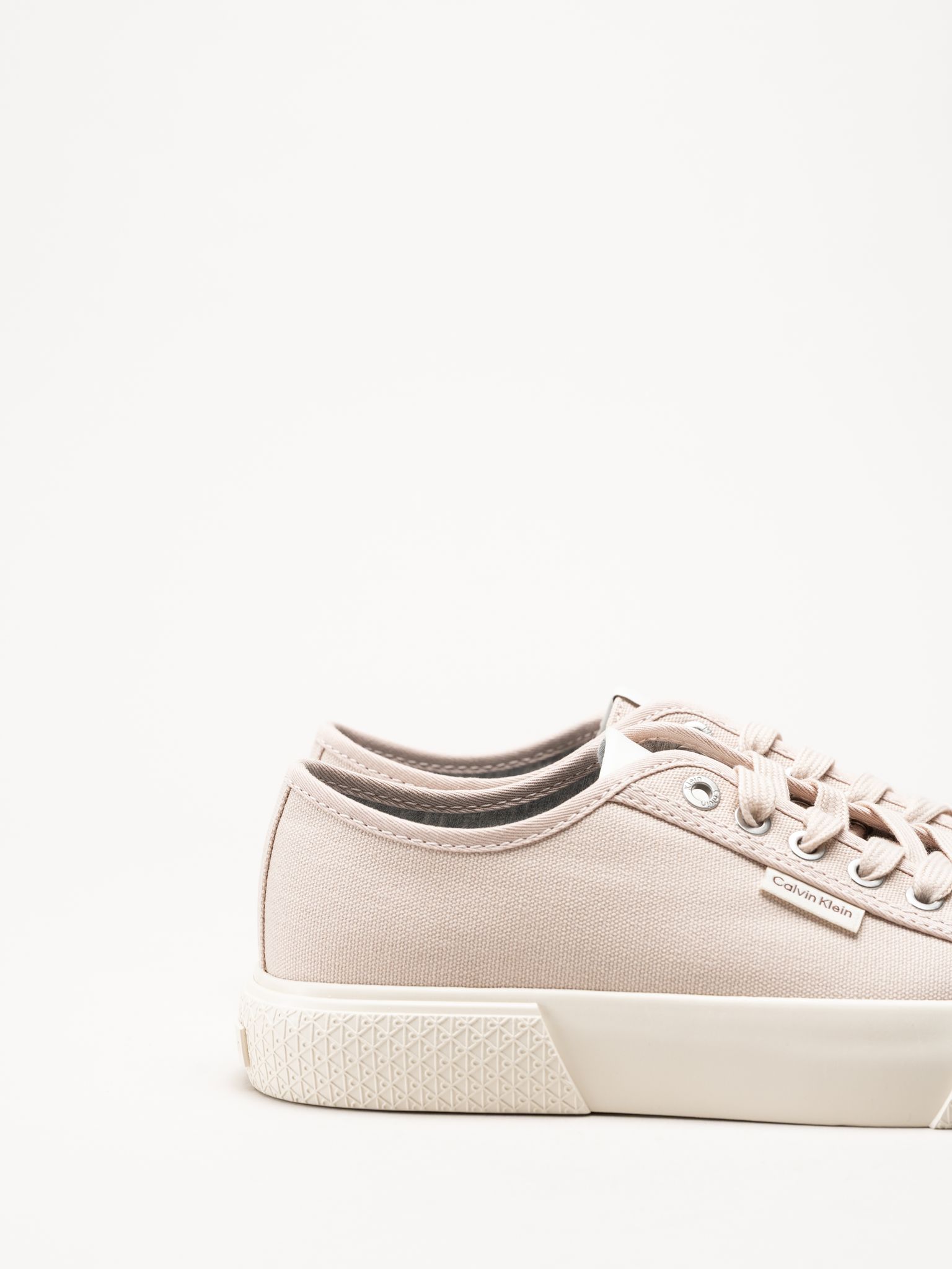 Calvin Klein - Vulc Low Lace Up - Rosa sneakers i canvas