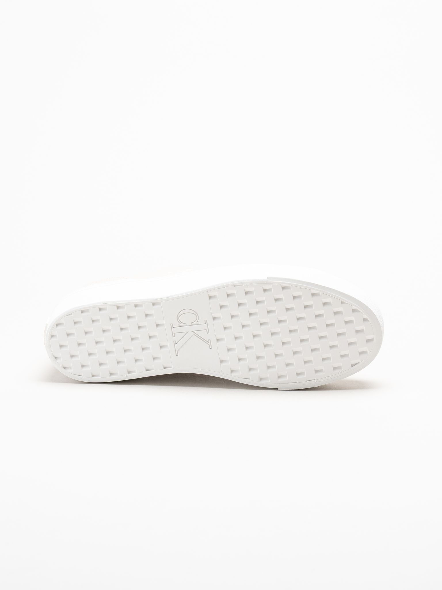 Calvin Klein - Vulc Flatform Low Canvas Mg - Ljusrosa platåsneakers i textil