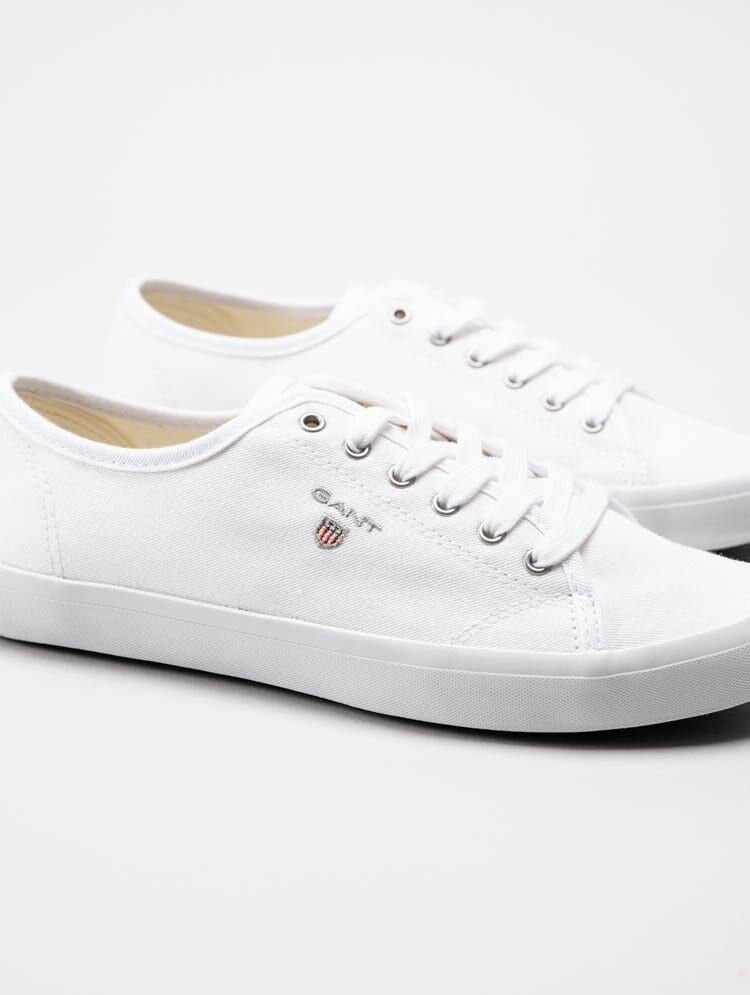 Gant Footwear - Pillox - Vita låga textilskor