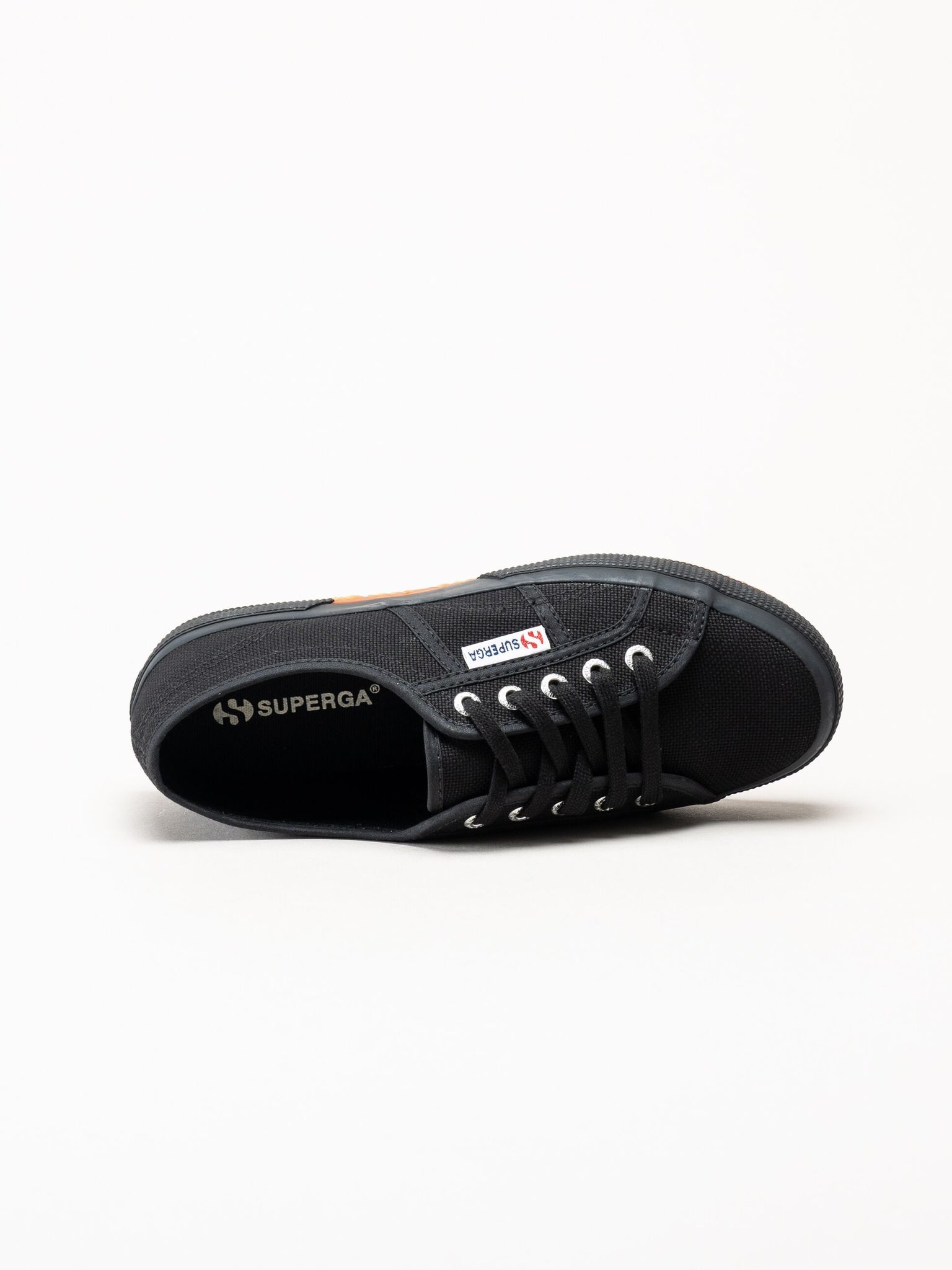 Superga - 2750 Cotu Classic - Svarta sneakers i canvas