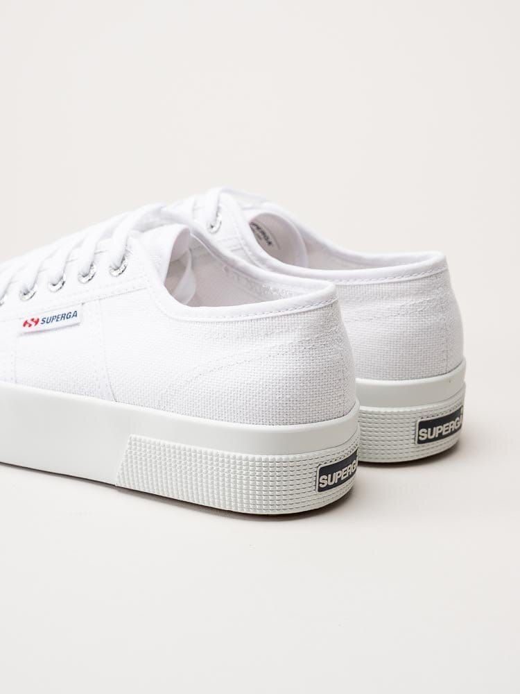 Superga - 2740 Platform - Vita platåsneakers i textil