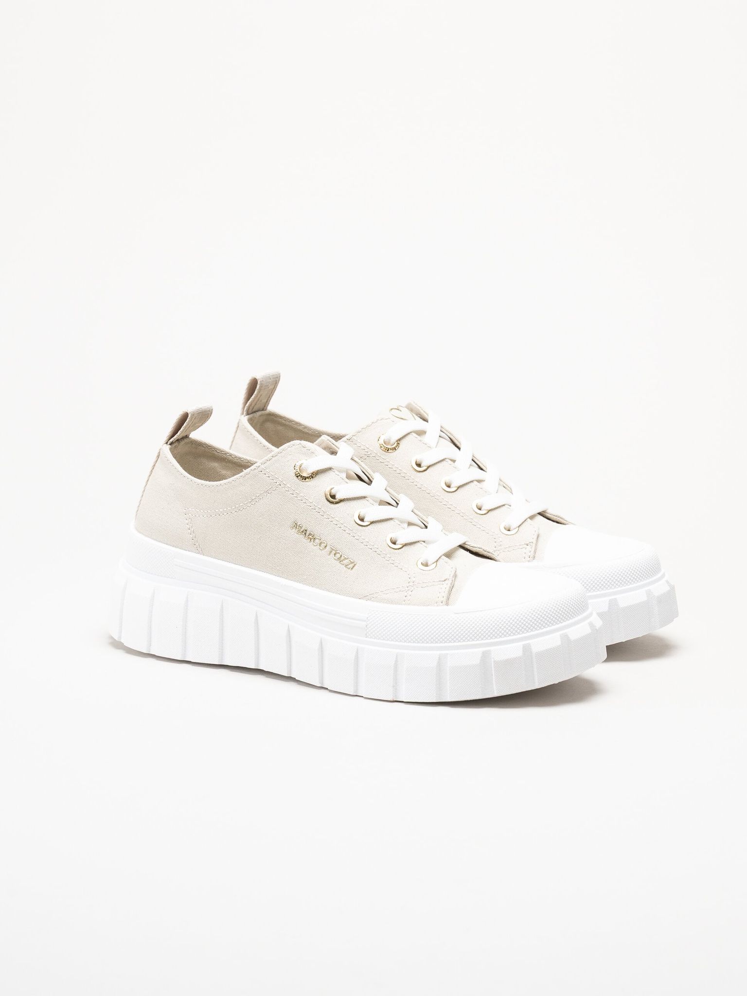 Marco Tozzi - Beige chunky sneakers