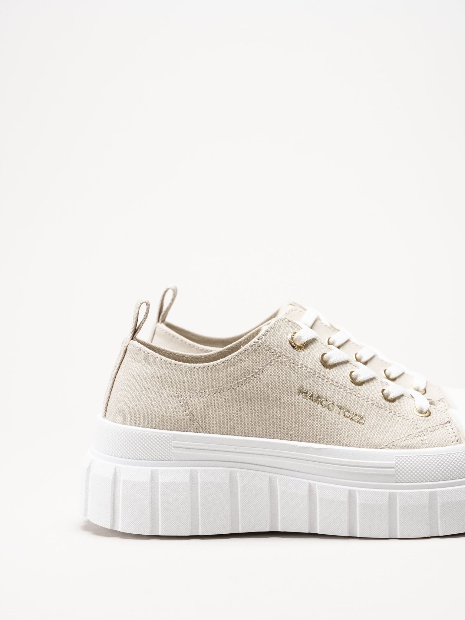 Marco Tozzi - Beige chunky sneakers