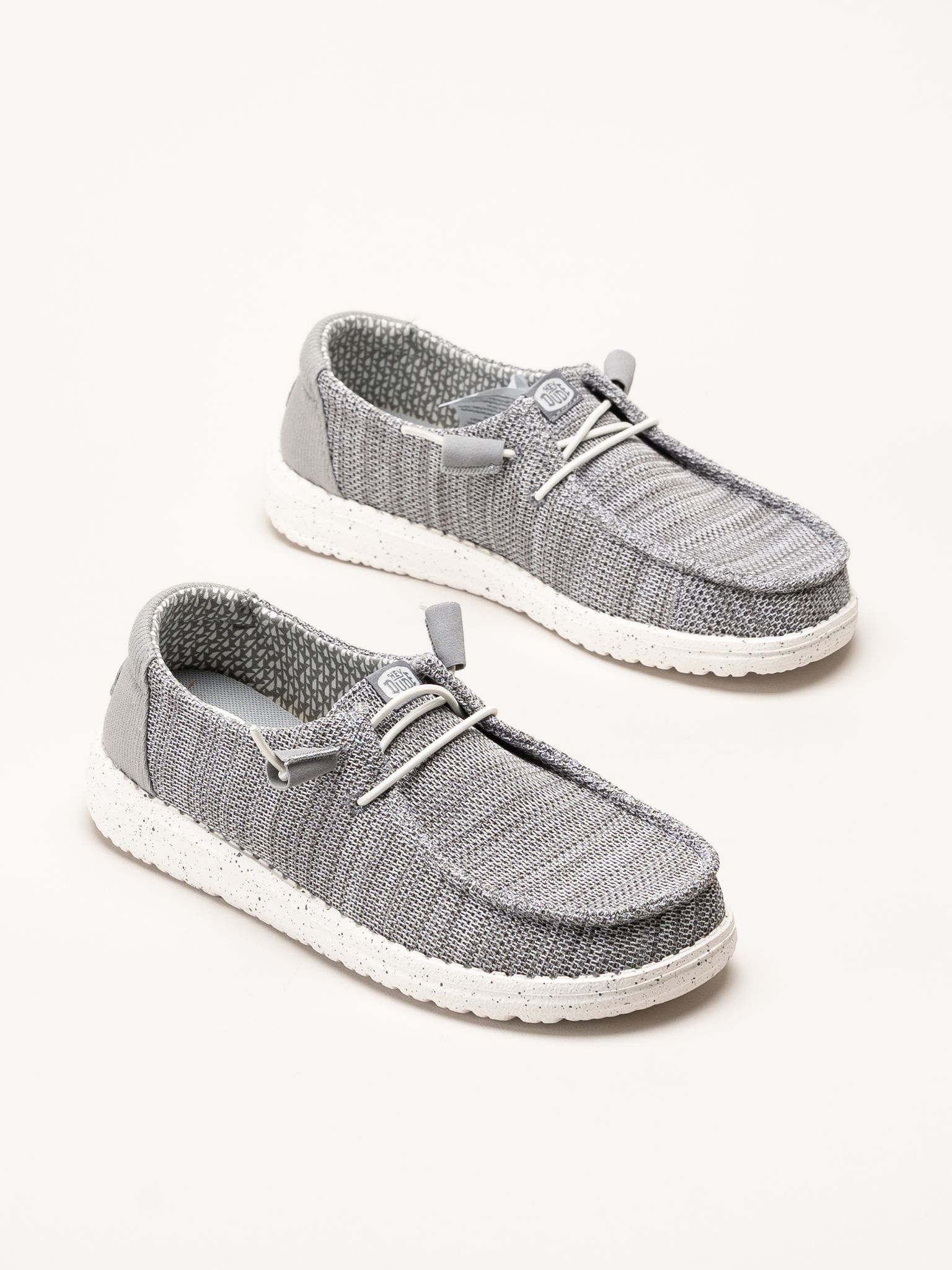 Hey Dude - Wendy - Ljusgrå snörskor
