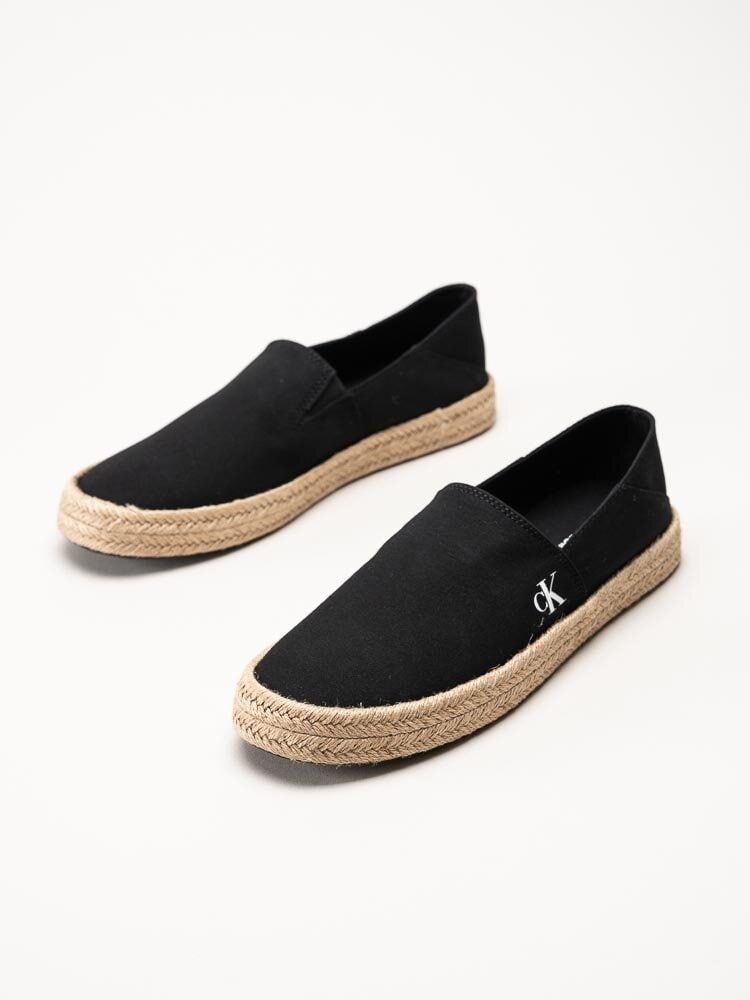Calvin Klein - JAVI 1T - Svarta slip on espadrillos