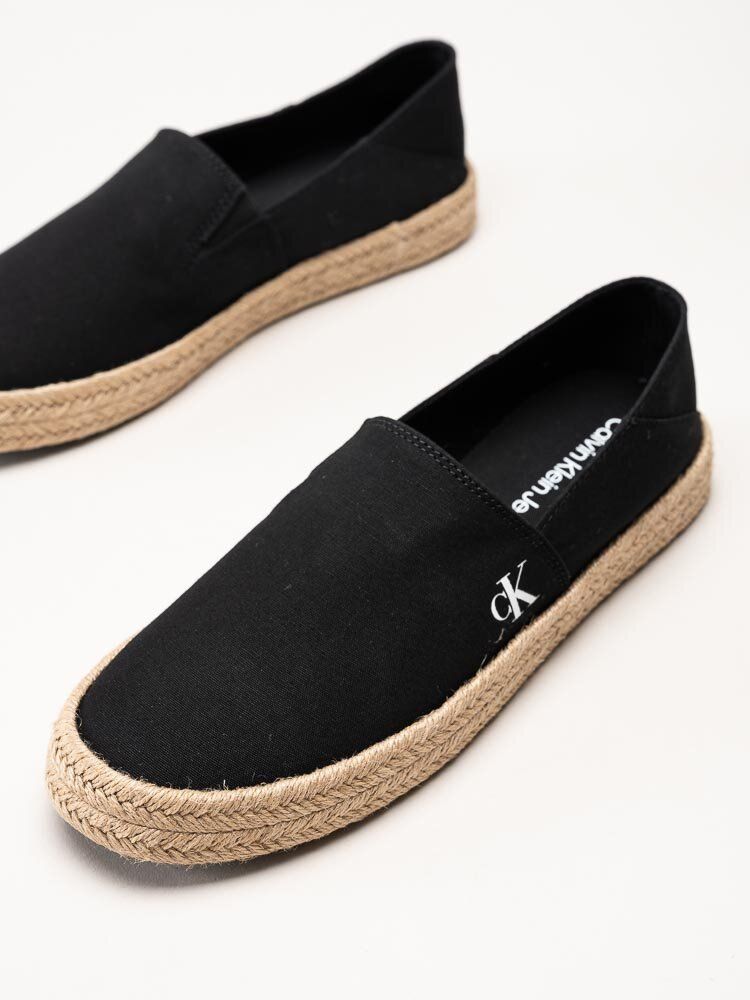 Calvin Klein - JAVI 1T - Svarta slip on espadrillos