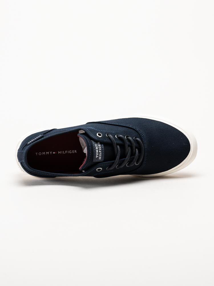 Tommy Hilfiger - Mörkblå låga tygskor