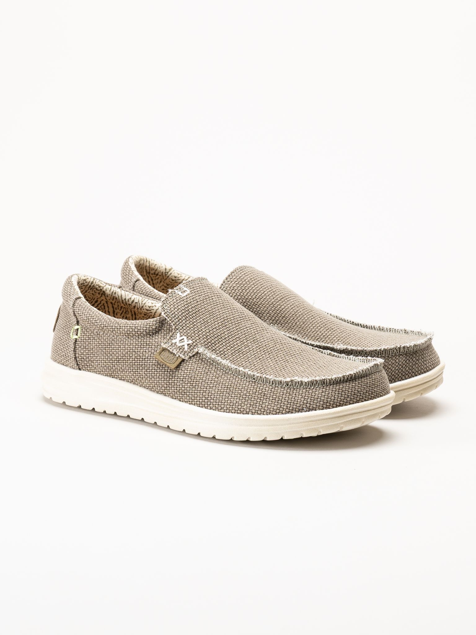 Hey Dude - Mikka Braided - Beige slip on skor