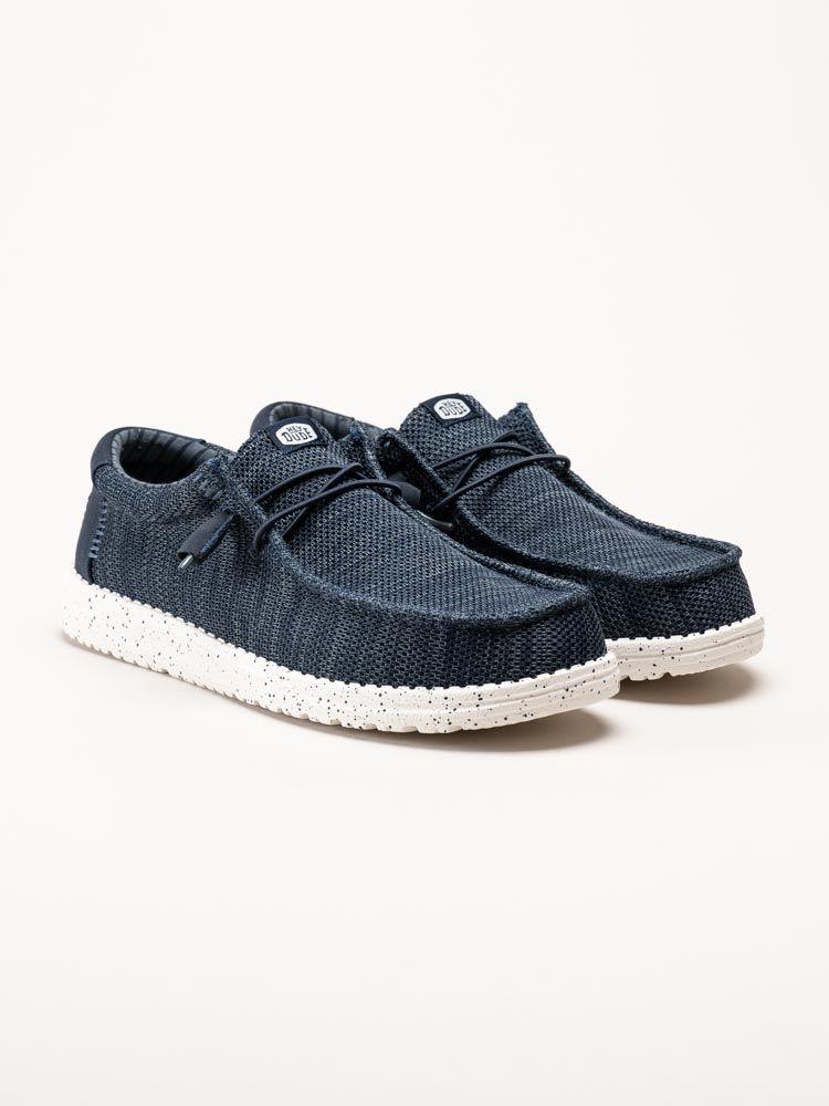 Hey Dude - Wally Strech Sox - Marinblå slip on skor
