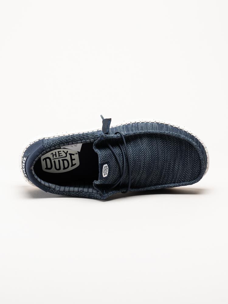 Hey Dude - Wally Strech Sox - Marinblå slip on skor