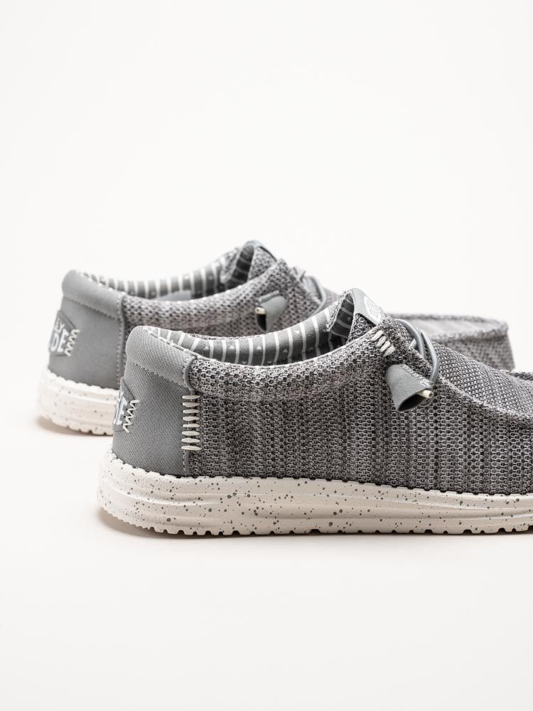 Hey Dude - Wally Strech Sox - Grå slip on textilskor