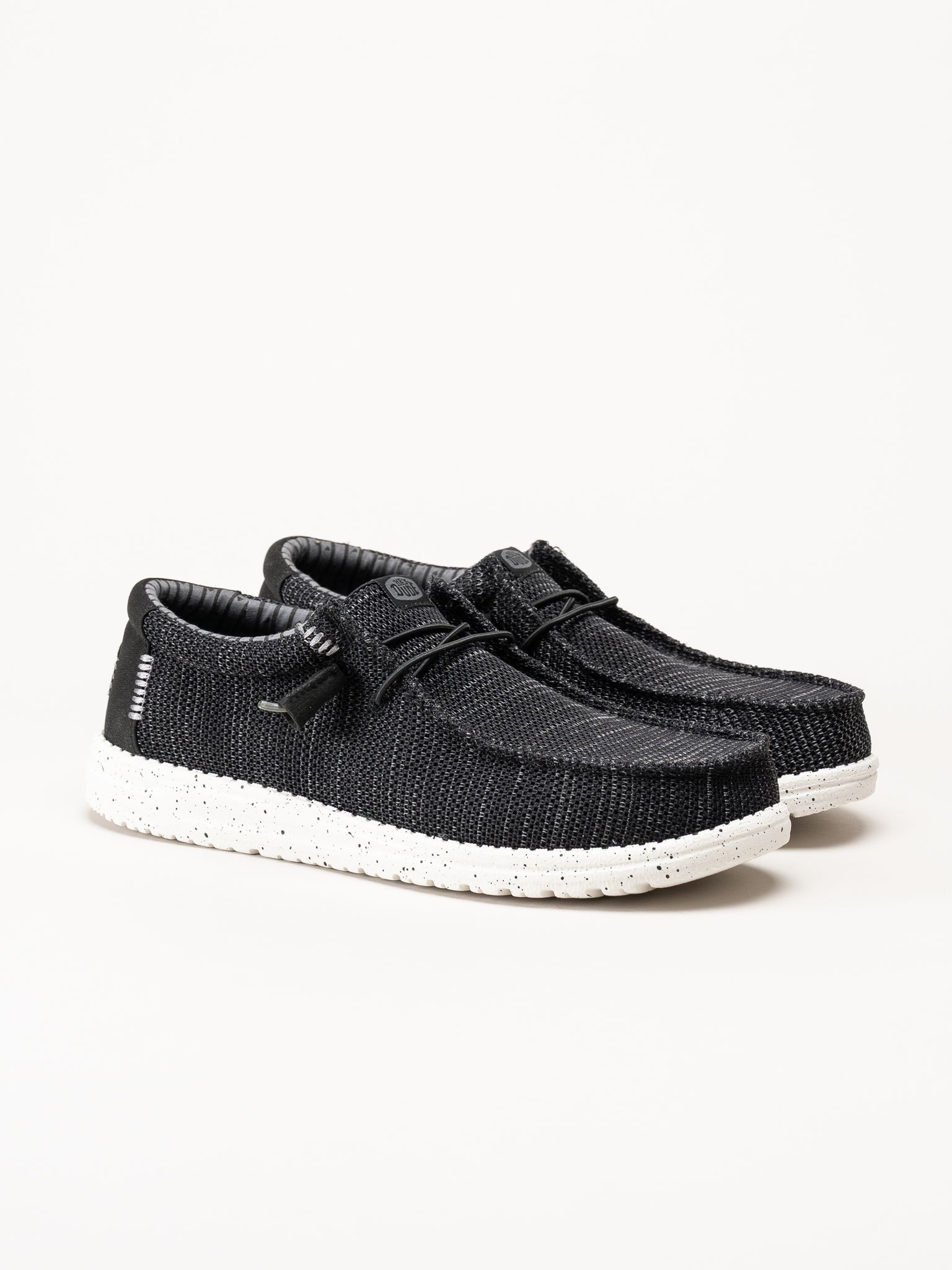 Hey Dude - Wally Strech Sox - Svarta slip on skor
