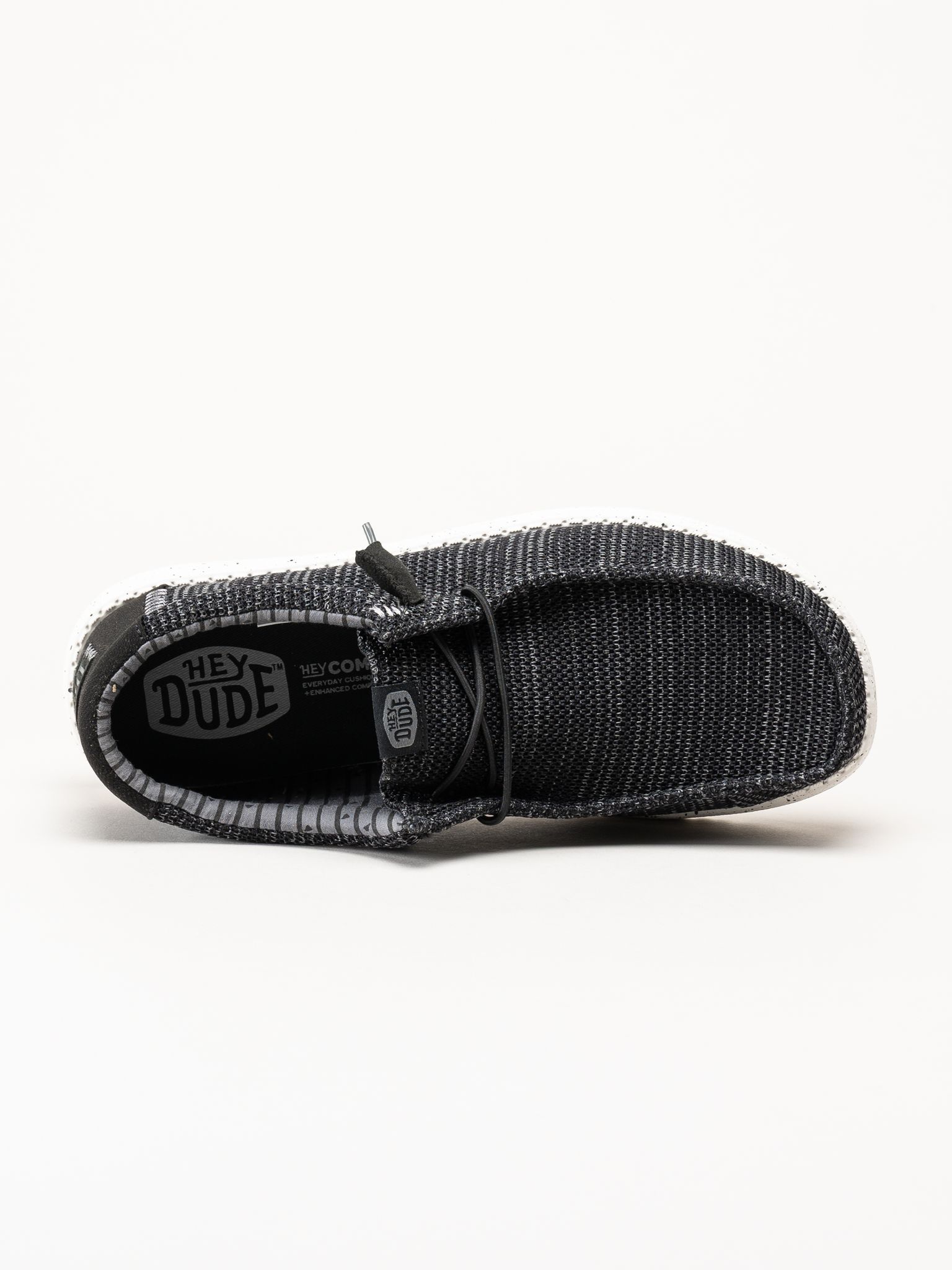 Hey Dude - Wally Strech Sox - Svarta slip on skor