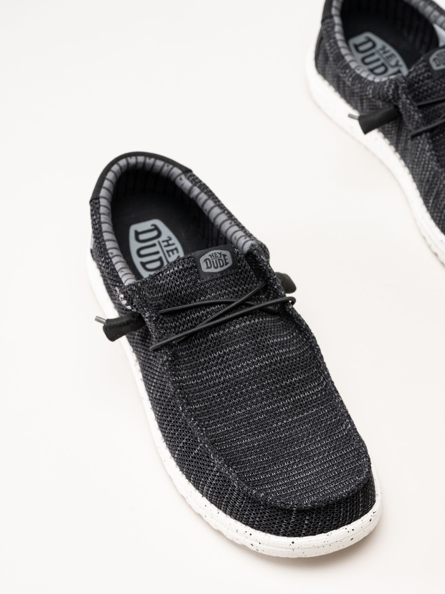 Hey Dude - Wally Strech Sox - Svarta slip on skor