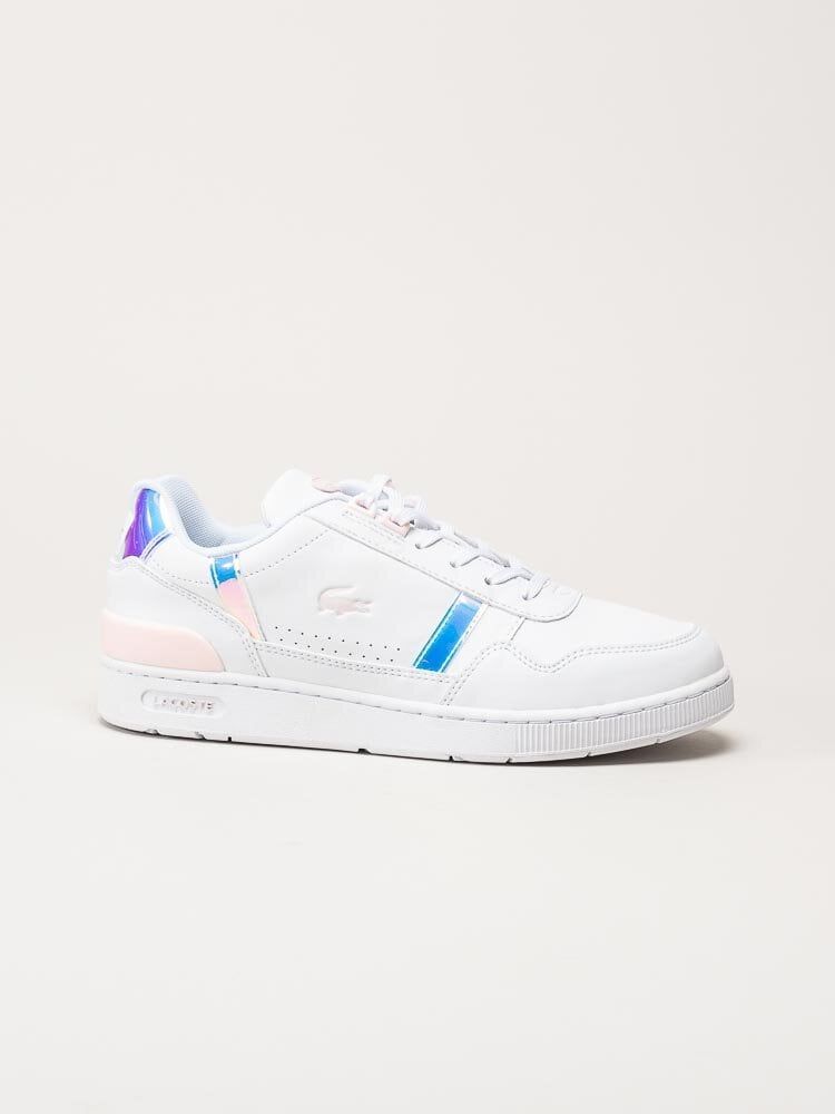 Lacoste - T-Clip - Vita sneakers med metallic detaljer