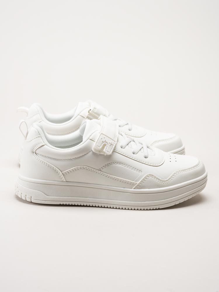 ZigZag - Lodus Kids Shoe - Vita sneakers i skinnimitation