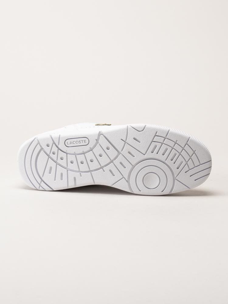 Lacoste - Vita klassiska sneakers i skinn